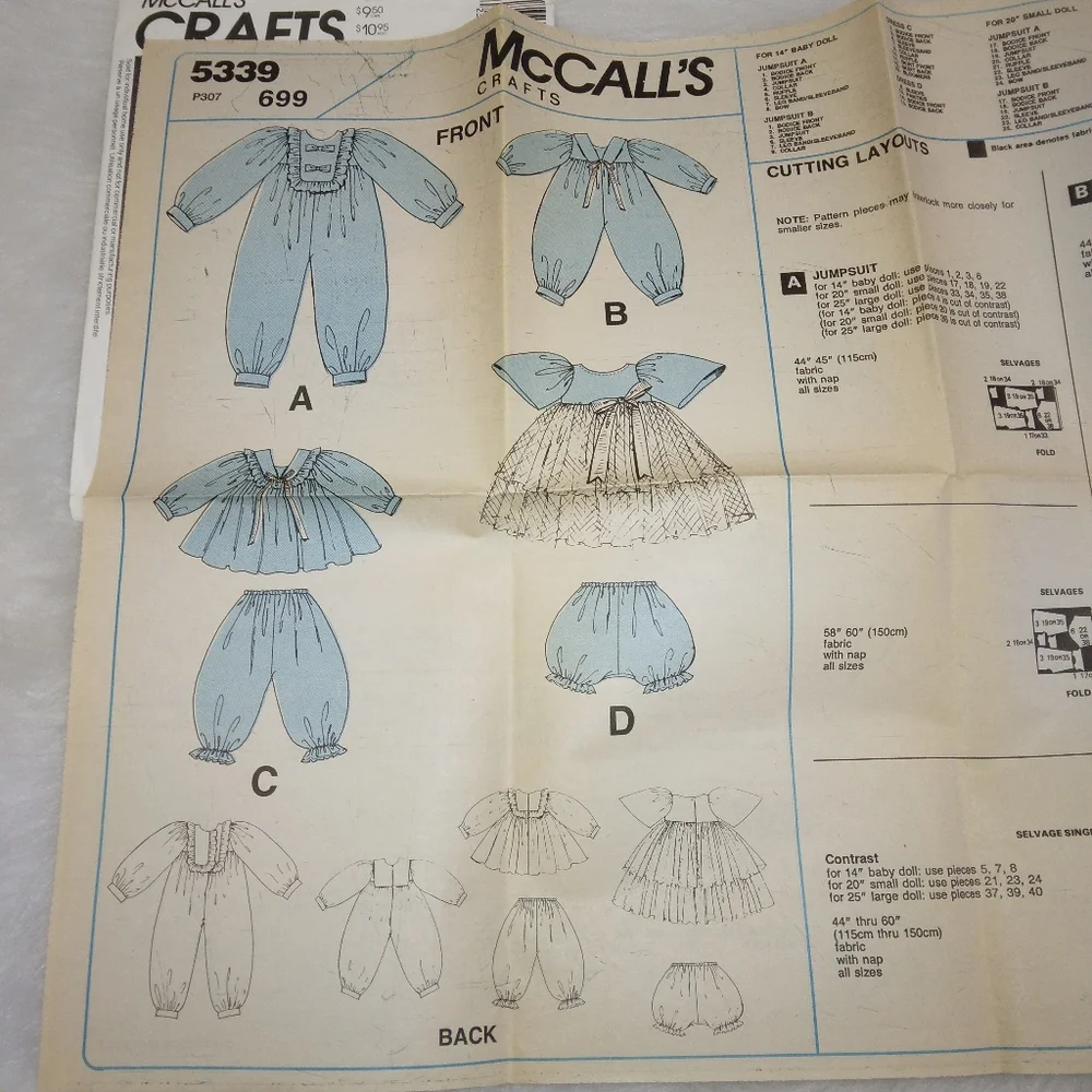 MCCALL'S Faye Wine wardrobe for Country Rabbits, 25
